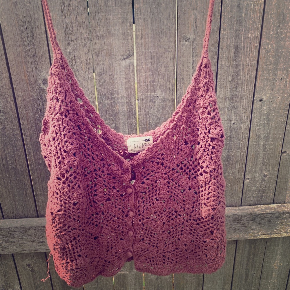 Pick crop top tank